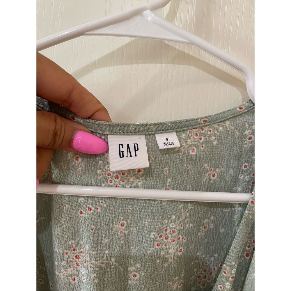 GAP midi floral wrap dress - Picture 8 of 8